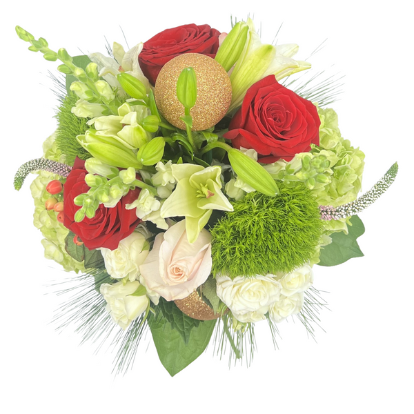 Merry & Bright Fresh Flower Hand-Tied Bouquet®